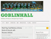 Tablet Screenshot of goblinhall.com